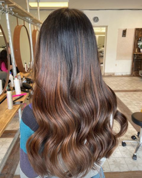 Balayage at The Dumb Brunette Hair Salon in Nottingham