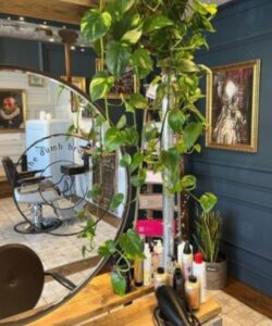 hair glossing with Davines