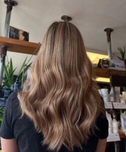 Autumn balayage colour at The Dumb Brunette salon in Wollaton with soft golden tones Autumn balayage colour at The Dumb Brunette salon in Wollaton with soft golden tones