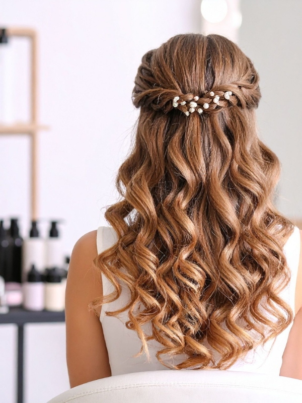 Beautiful hair extensions fitted at The Dumb Brunette Wollaton
