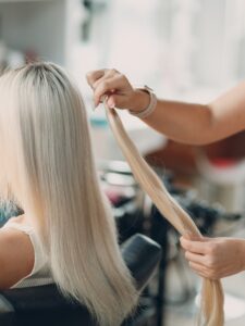 Hair extension consultation in Wollaton Nottingham