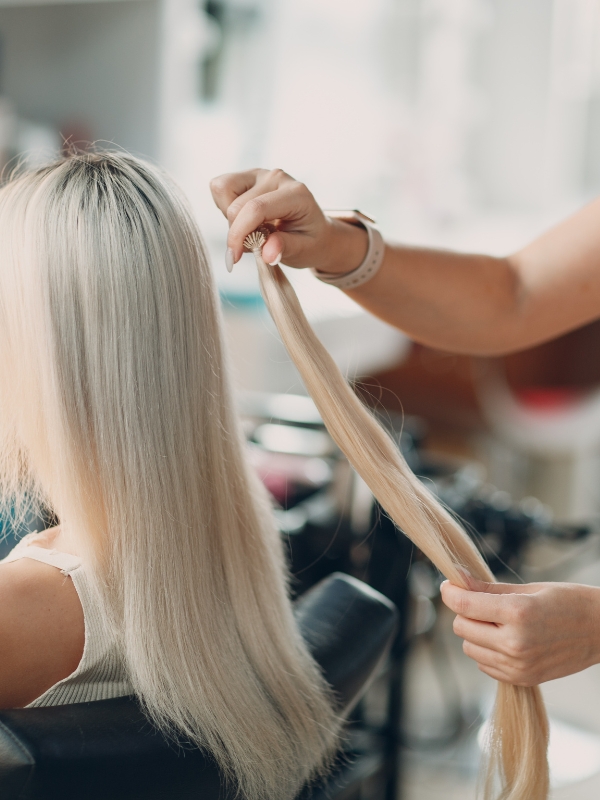 Hair extension consultation in Wollaton Nottingham